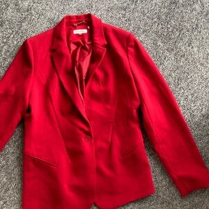 Women's Red Blazer Calvin Klein